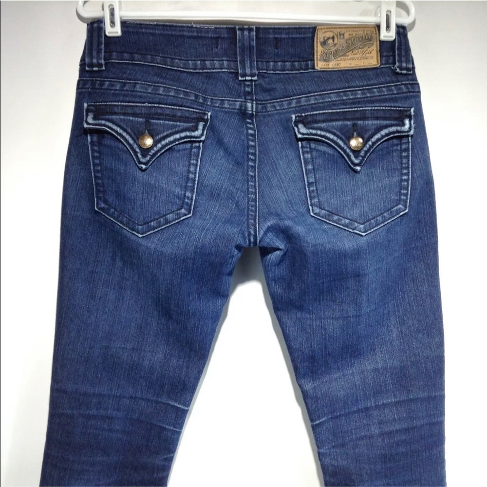 VIGOSS // New York Skinny Blue Jeans - Dark Wash